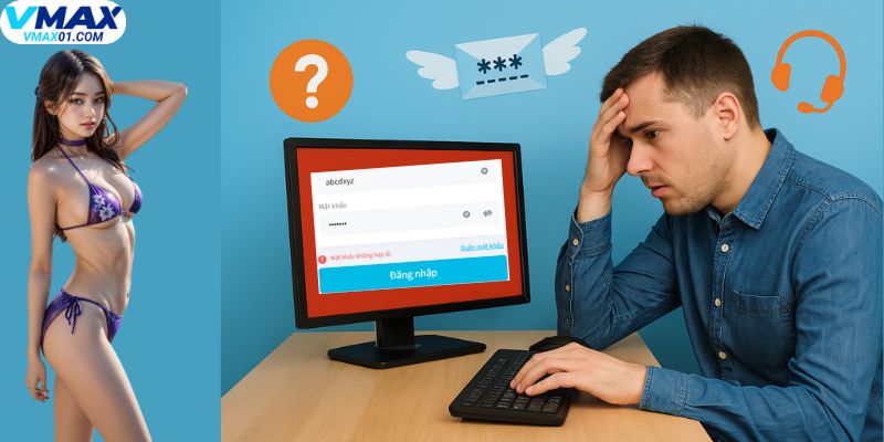Một số lỗi thường gặp khi đăng nhập Vmax